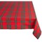Contemporary Home Living Rectangular Holiday Plaid Christmas Tablecloth - 84" - Red and Green